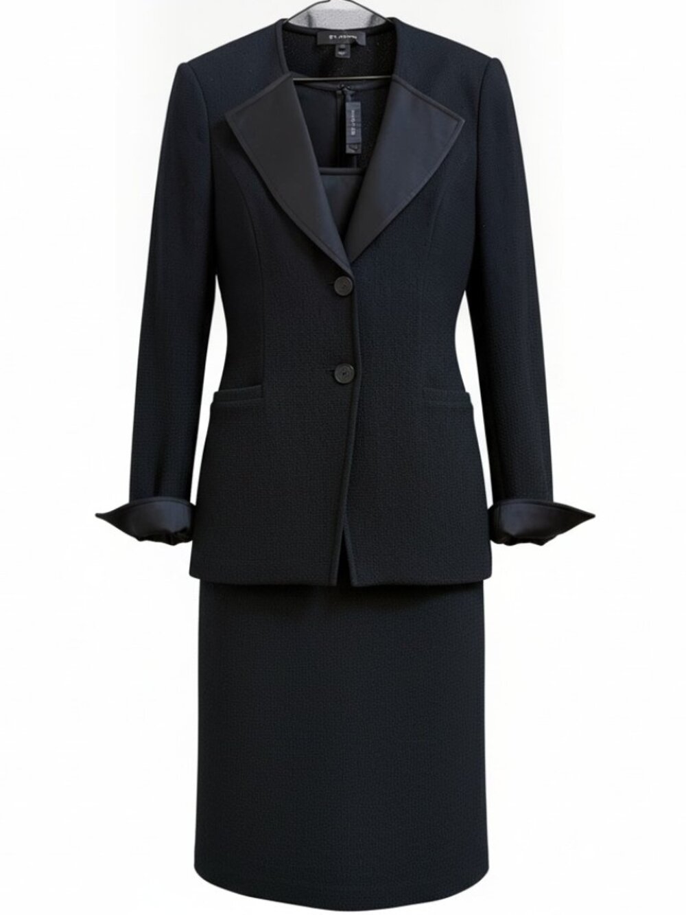 St. John's Tank Dress (Size 10) and Blazer (size 6 but measureing larger) - Blk